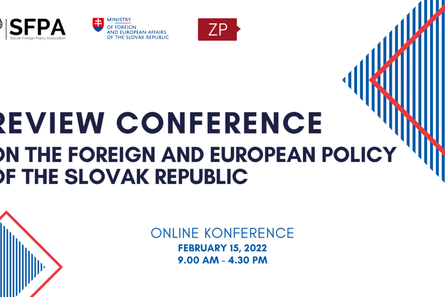 20th Annual Review Conference on the Foreign and European Policy of the Slovak Republic