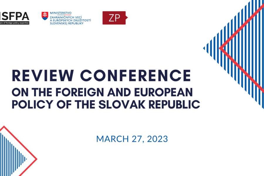 21st Annual Review Conference on the Foreign and European Policy of the Slovak republic