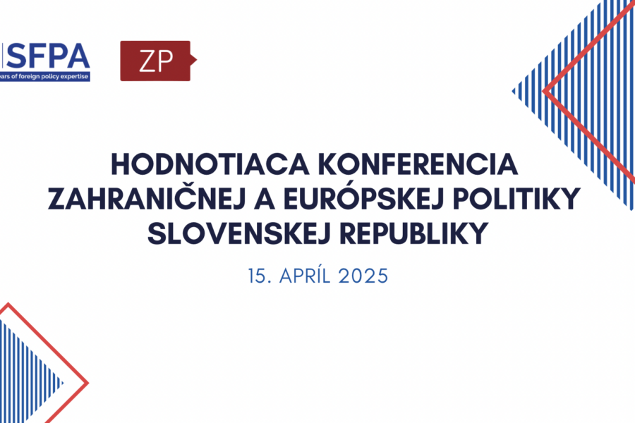 XXIII. ročník Hodnotiacej konferencie zahraničnej a európskej politiky Slovenskej republiky